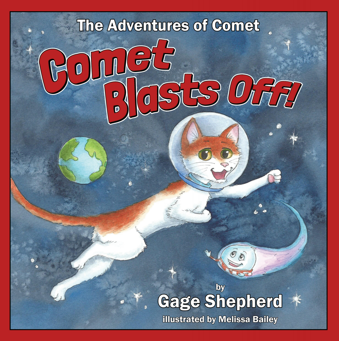 cover of book shows cat with an astronaut helmet